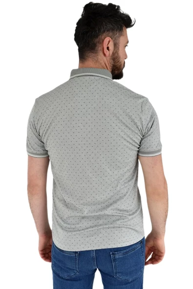 Erkek Polo Yaka Tişört R4160 BGL-ST02776 - Resim 9