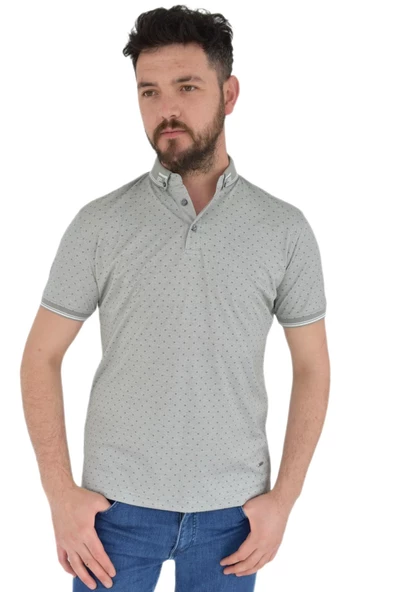 Erkek Polo Yaka Tişört R4160 BGL-ST02776 - Resim 2