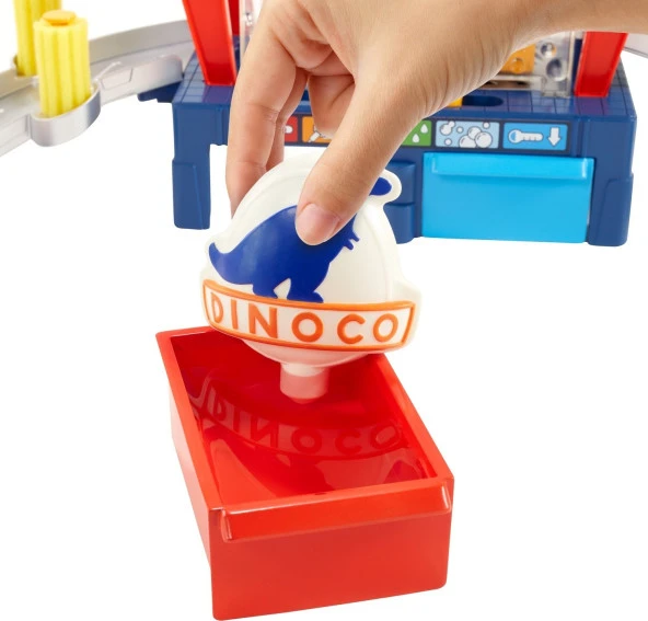 Disney Pixar Cars Renk Değiştiren Dinoco Araba Yıkama Oyun Seti Gtk91 - 4