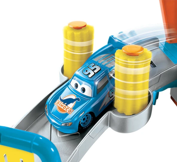 Disney Pixar Cars Renk Değiştiren Dinoco Araba Yıkama Oyun Seti Gtk91 - 6