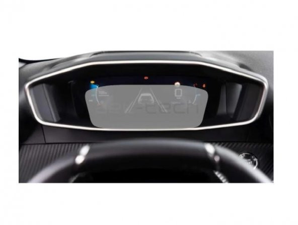 Oled Garaj Peugeot Yeni 2008 İçin Uyumlu İcockpit 3D Gösterge Temperli Nano Ekran Koruyucu