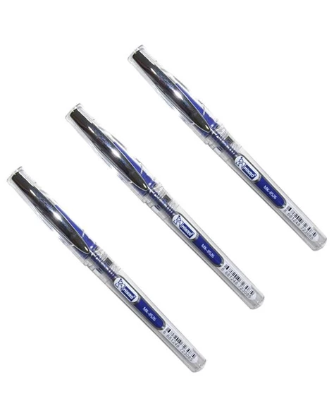 Mikro Mavi İmza Kalemi 3lü MK 8526