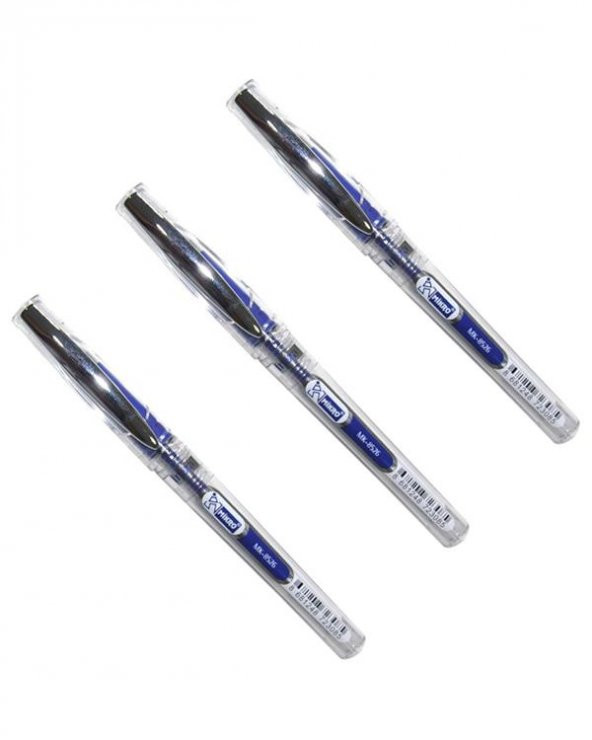 Mikro Mavi İmza Kalemi 3'lü MK-8526