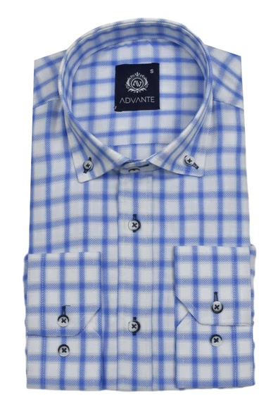 Erkek Ekose Klasik Uzun Kol Gömlek Oxford BGL-ST02987 - Resim 2