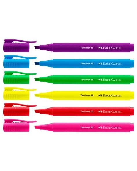 Faber Castel Fosforlu Kalem Textliner 38 Neon 6lı