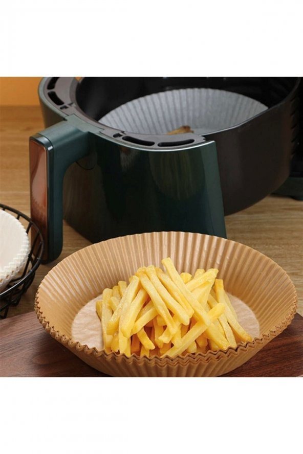 50 Adet 16X20cm Airfryer Pişirme Kağıdı Hava Fritözü Xiaomi Philips Yağsız Tefal Kumtel Mi Kağıt - 4