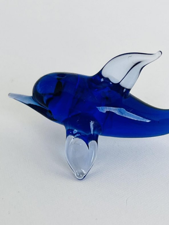 El Yapımı Murano Cam Yunus Biblo A05 - Resim 5