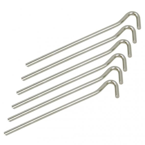 Evolite Tent Pegs 20cm Çelik Çadır Kazığı 6 ad. - 2
