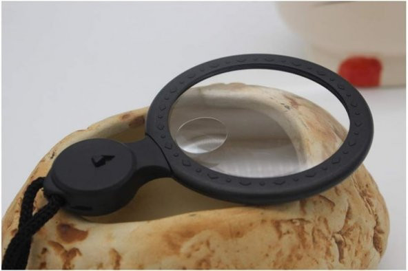 Taşınabilir El Büyüteç 4x8x Cep Büyüteç İle Led Okuma Büyüteci Işıklı Büyüteç Askılı Cep Büyüteç - 6