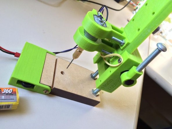 Pcb Matkabı İçin Mini Matkap Presi [Remixed] [+ Hız Kontrolü] Plastik Aparat