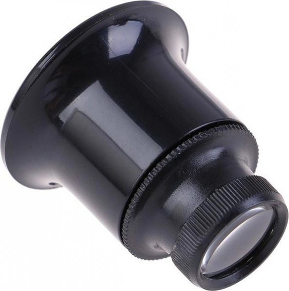 Saatçi Tamirci Kuyumcu Büyüteç 20x Büyüteç Optik Cam Lens - 4