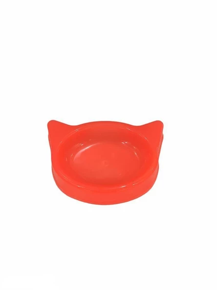 Kulaklı Kedi Mama Kabı Plastik 18x13x4 Cm - 4