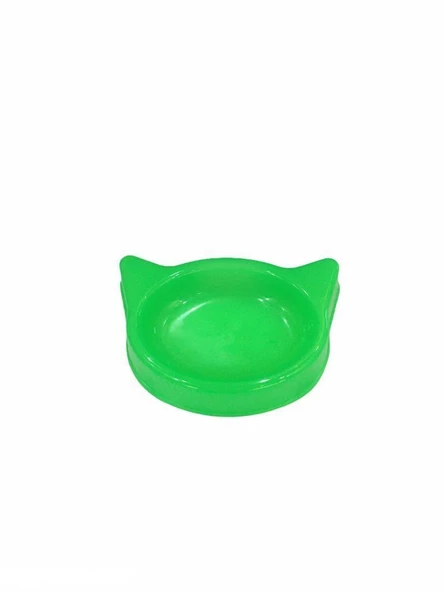 Kulaklı Kedi Mama Kabı Plastik 18x13x4 Cm - 6