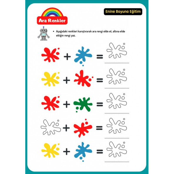 Okul Öncesi ve 1. Sınıflar İçin YAZ Tatil Seti (6 Kitap) - 4