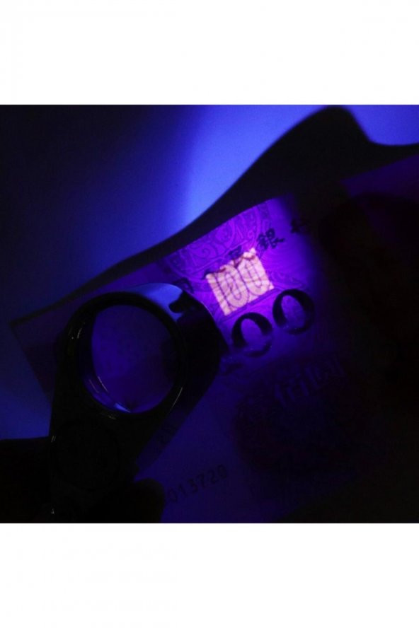 Led Işıklı Büyüteç 30x21 Çelik Büyüteç Lup Mercek Kuyumcu Büyüteci Tekstilciler Para Kontrol Büyüteç - 5