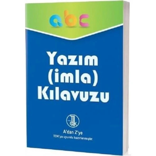 İLKADIM ABC YAZIM İMLA KILAVUZU