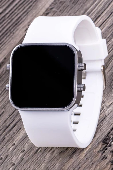 Dijital Bayan Genç Kadın Kol Saat Unisex Erkek Silikon Led Bileklik Saat ST-304325 - 2