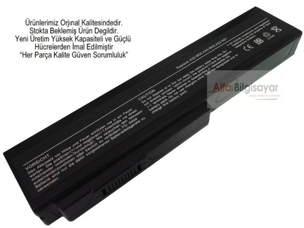 Asus G60VX-RBBX05 BATARYA PİL 1.KALİTE GÜÇLÜ GÜVENLİ