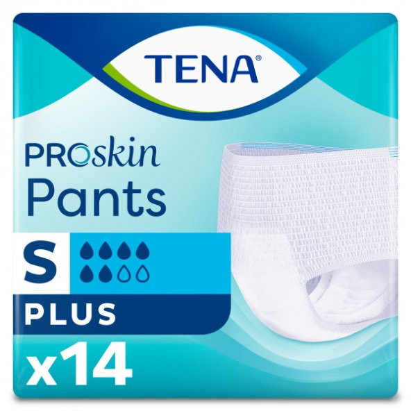 Tena Proskin Pants Plus 6 damla Emici Külot Küçük Boy Small 14lü paket