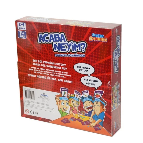 Samatlı Oyuncak Acaba Neyim Kutu Oyunu 72602 - 5