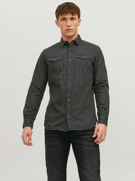 Jack Jones Sheridan Erkek Jean Gömlek 12138115 - 4