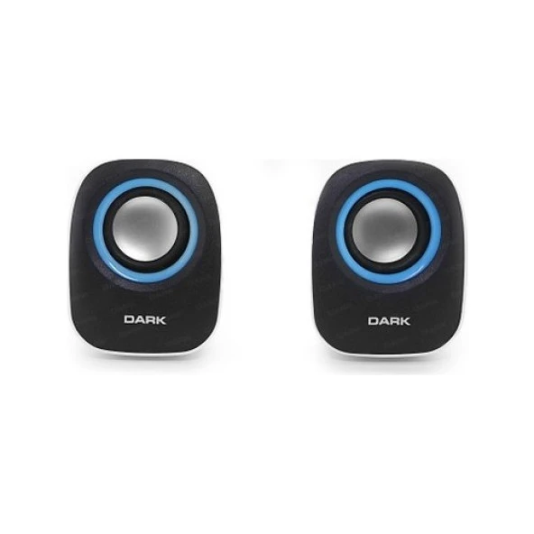 Dark DK-AC-SP100 1+1 Multimedia Usb Speaker Beyaz Hoparlör - 2