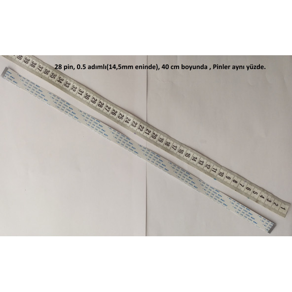 Awm 20624 80c 60v Vw-1 Flex Kablo 28 Pin 40cm 28-0.5-40a - 3