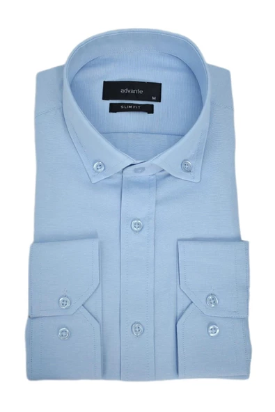 Erkek Silim Fitt Uzun Kol Gömlek BGL-ST03007 - Resim 12