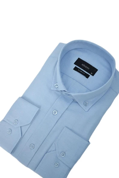 Erkek Silim Fitt Uzun Kol Gömlek BGL-ST03007 - Resim 9