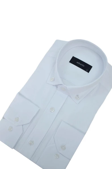 Erkek Silim Fitt Uzun Kol Gömlek BGL-ST03007 - Resim 7