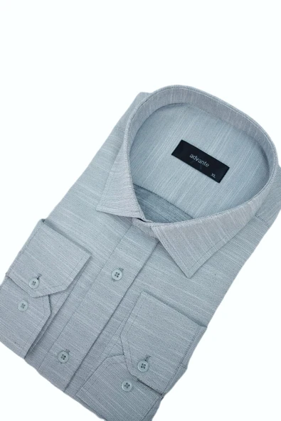 Erkek Klasik Uzun Kol Gömlek BGL-ST03009 - Resim 12