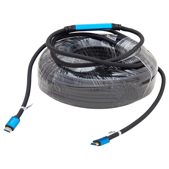 Ayt Fully G-508B Örgülü Çipsetli Çift Filtreli Hdmi Kablo 40 Metre Bilgisayar Tv Uydu Görüntü Kablosu