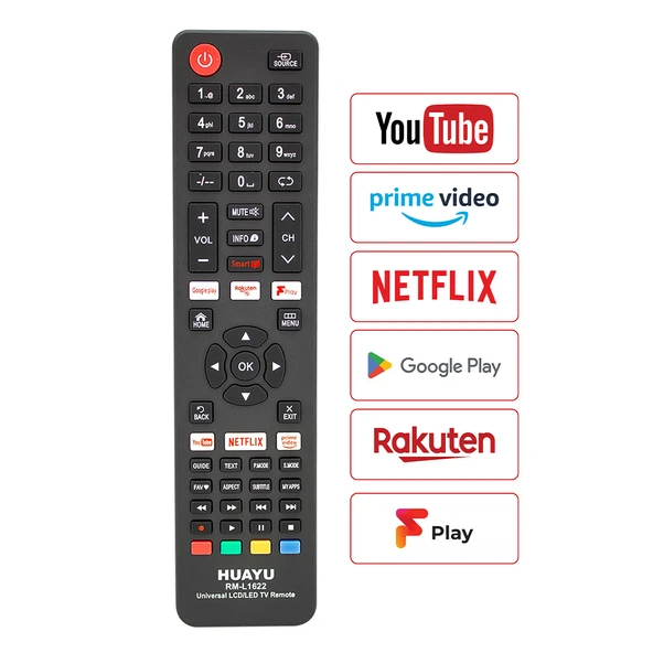 HUAYU KL RM-L1622 NETFLIX-YOUTUBE-GOOGLE PLAY TUŞLU UNIVERSAL LCD LED TV KUMANDA - 3