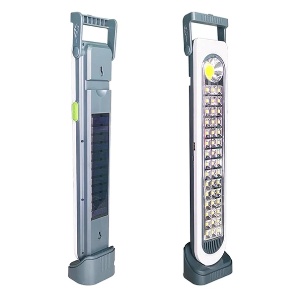 Powermaster Solar Güneş Enerjili Ve Şarjlı Işıldak 45 Ledli 45W Beyaz Led Aydınlatma Kamp ve Ev Işıldağı - 4