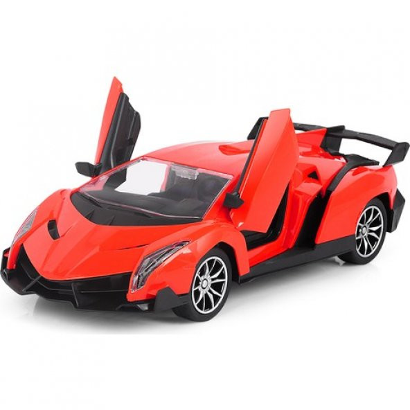 Galtoys Şarjlı Uzaktan Kumandalı Araba Lambo Car Kırmızı 1:16 F/F - 2