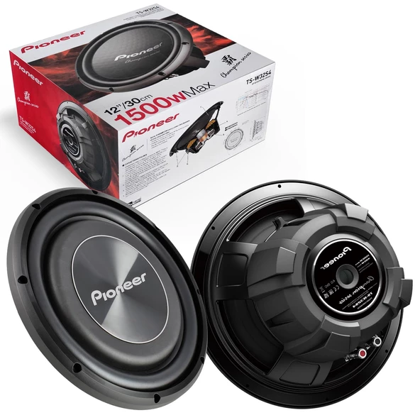 PIONEER TS-W32S4 Oto Bass Subwoofer 30cm 1500 Watt 1 Adet