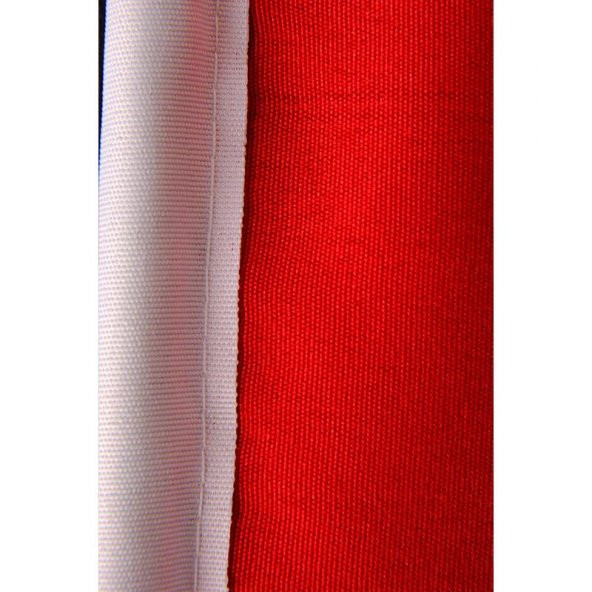 Türkiye Milli Elde Sallama Bayrağı Alpaka Kumaş Kenarları Sıcak Kesim 10 Adet - 3