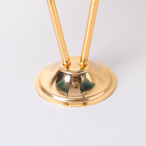 Allah-Muhammed 2li Masa Bayrağı Saten Kumaş Dijital Baskı 15x22,5 cm - 4