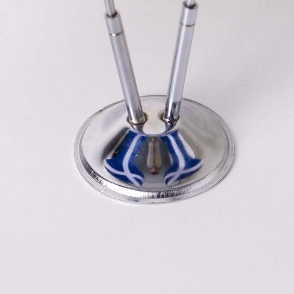 İskoçya 2li Masa Bayrağı Saten Kumaş Dijital Baskı 15x22,5 cm - 3