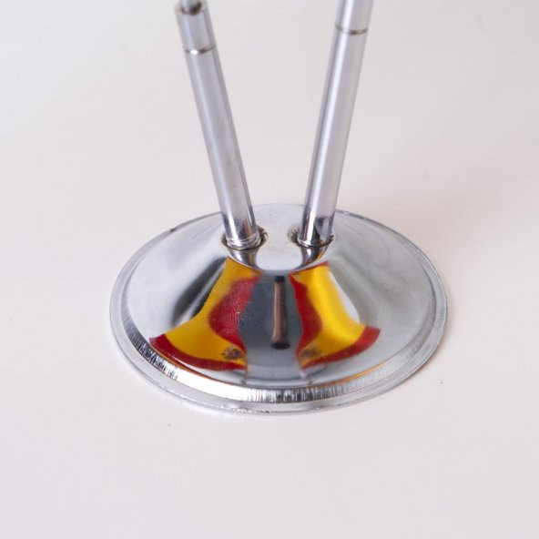 İspanya 2li Masa Bayrağı Saten Kumaş Dijital Baskı 15x22,5 cm - 3