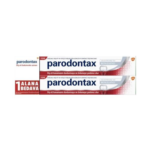 Paradontax Beyazlatıcı Diş Macunu 75 Ml 1+1