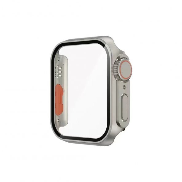 Apple Watch 44mm - Watch Ultra 49mm Kasa Dönüştürücü ve Ekran Koruyucu Zore Watch Gard 27