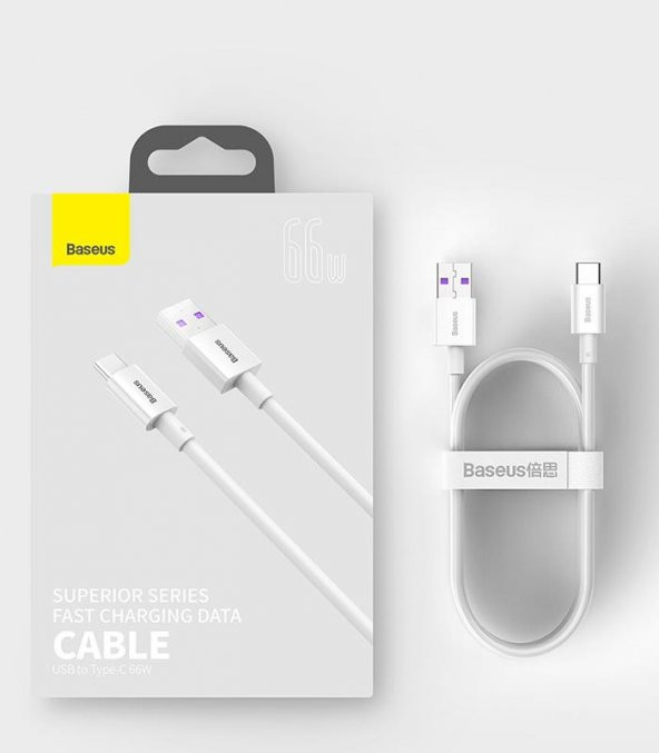 Baseus Superior Series USB To Type-C Pd 66W 1 mt Hızlı Şarj Veri Kablosu Catys-02 - 6