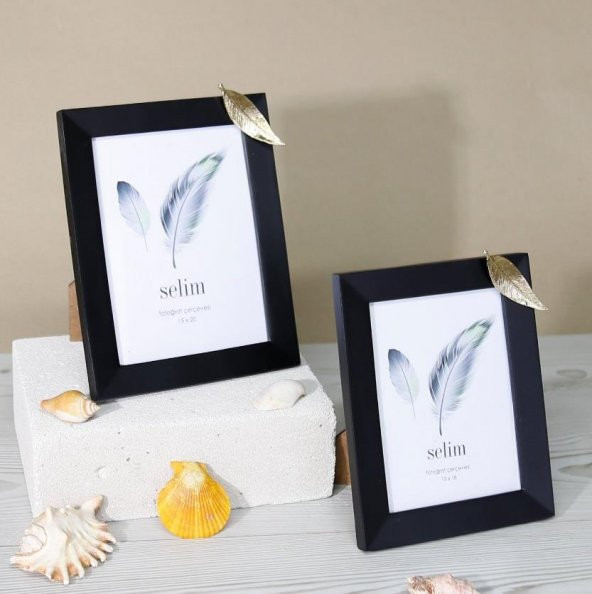 Crearthome 15x20 Yapraklı Çerçeve Siyah Altın SCRV 124SYA85RS - 4