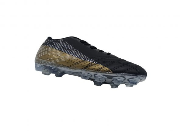 Jump 28221 Siyah - Camel Erkek Çim -  Krampon Futbol Ayakkabısı - Resim 6