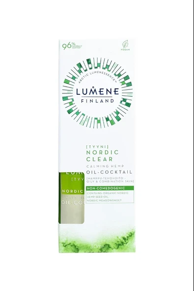 Lumene Calming Hemp Oil Coctail Kenevir İçeren Yatıştırıcı Bakım Kokteyli - Resim 3