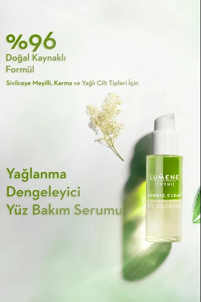 Lumene Calming Hemp Oil Coctail Kenevir İçeren Yatıştırıcı Bakım Kokteyli