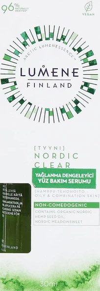 Lumene Calming Hemp Oil Coctail Kenevir İçeren Yatıştırıcı Bakım Kokteyli - Resim 4