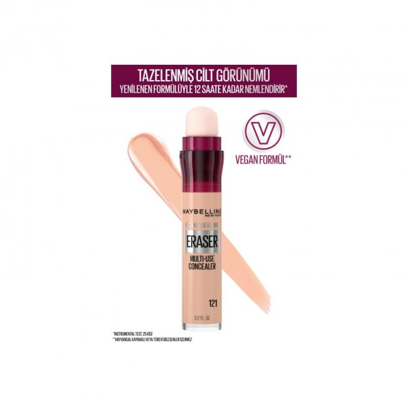 Maybelline New York Instant Anti Age Eraser Kapatıcı - 121 Light Honey