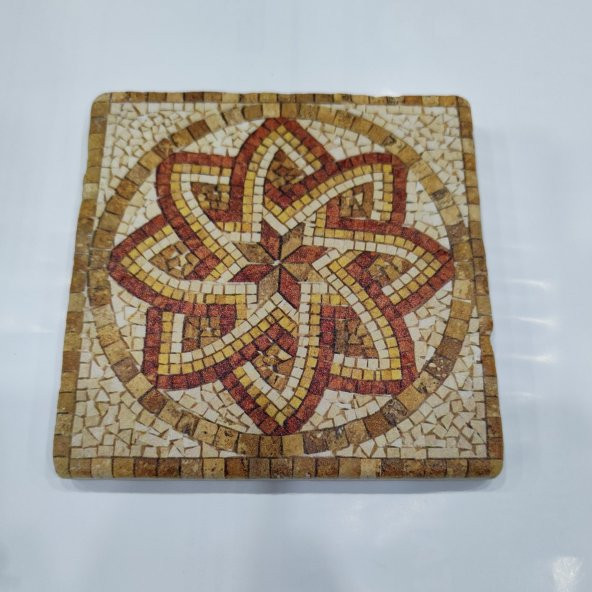 Şeker Portakalım Dekoratif Figürlü Doğal Taş Banyo Gider Kapağı Süsü Tekli 10X10 Cm